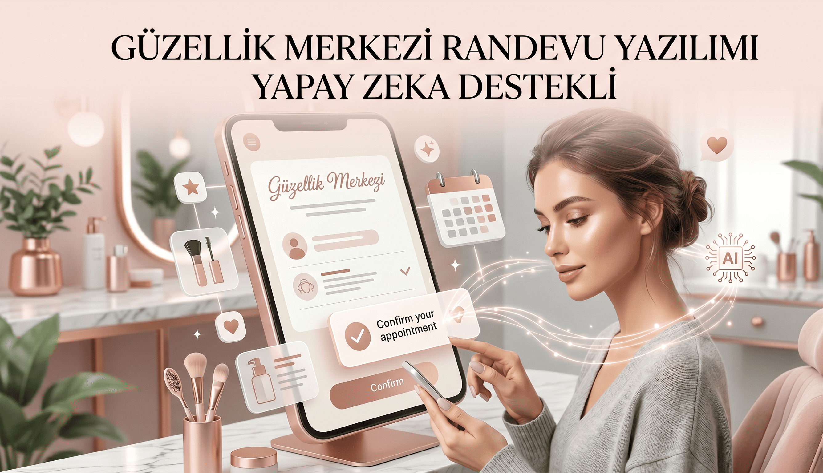 Güzellik Merkezi Randevu Yazılımı Yapay Zeka Destekli