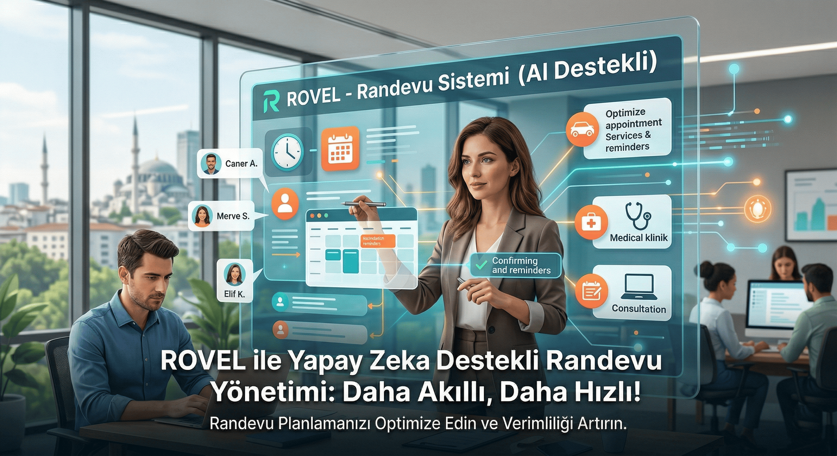 Randevu Sistemi Yapay Zeka Desteği Rovel